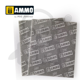 Ammo Mig 8558 Elastyczne gąbki do szlifowania (gradacja 280)