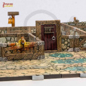 Dwarven Mine Half-Height Walls tereny do gier bitewnych i RPG