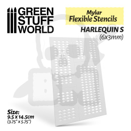 Elastyczne szablony Flexible Stencils - Harlequin S (6x3mm)
