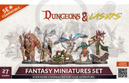 Fantasy Miniatures Set - dla gier bitewnych RPG i planszowych