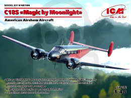 Beech C18S Magic by Moonlight American Airshow Aircraft 1:48