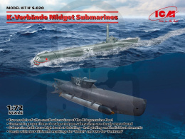 K-Verbände Midget Submarines Seehund and Molch 1:72