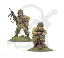 BOLT ACTION US Airborne D-Day Officers - 2 szt. żołnierze amerykańscy