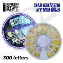 Dwarven Runes and Symbols - 300 letters - runy krasnoludów i wikingów