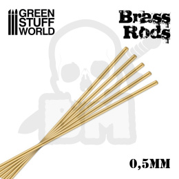 Pinning Brass Rods 0,5mm x5