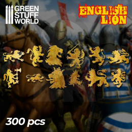 English Lion Symbols - 300 letters - angielskie lwy