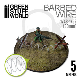 Barbed Wire 5m drut kolczasty 1/48-1/52 (30mm)