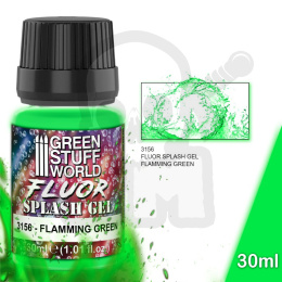 Splash Gel Flamming Green żel akrylowy 30ml