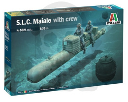 1:35 S.L.C. Maiale with crew - włoska żywa torpeda