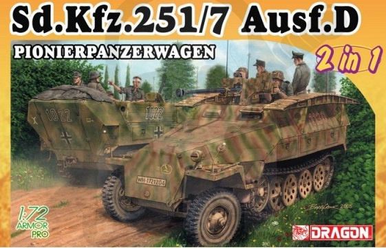 1:72 Sd.Kfz.251/7 Ausf.D Pionierpanzerwagen