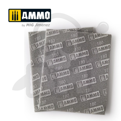 Ammo Mig 8556 Elastyczne gąbki do szlifowania (gradacja 180)