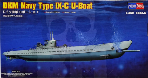 Hobby Boss 83508 German Type IX-C U-boat 1:350