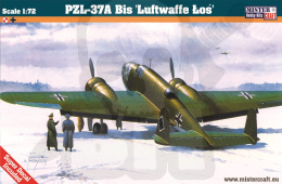 Mistercraft D-07 PZL P-37A Bis Łoś I Luftwaffe 1:72