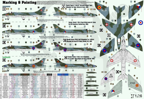 Mistercraft D-11 Hawker Maveric Hunter F.Mk.58 1:72