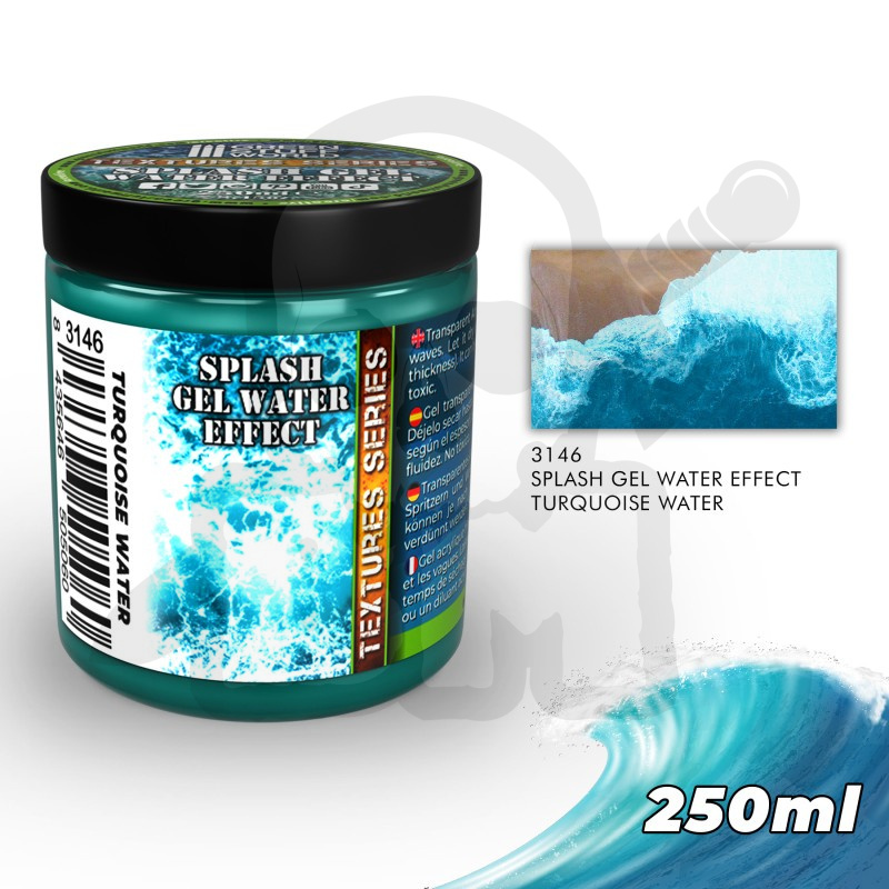 Water effect Gel Turquoise 250ml