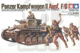 1:35 Tamiya 35009 Panzer Kampfwagen II Ausf. F/G + 5 żołnierzy
