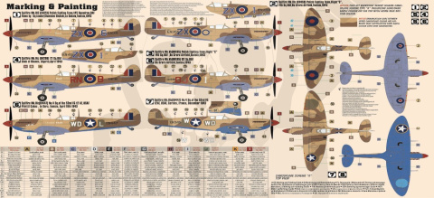 Mistercraft D-170 Spitfire Mk.IX Skalski's Circus Cyrk Skalskiego 1:72
