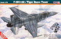 Mistercraft D-115 F-16CJ-52+ Tiger Demo Team 1:72 + farbki 2 pędzelki klej