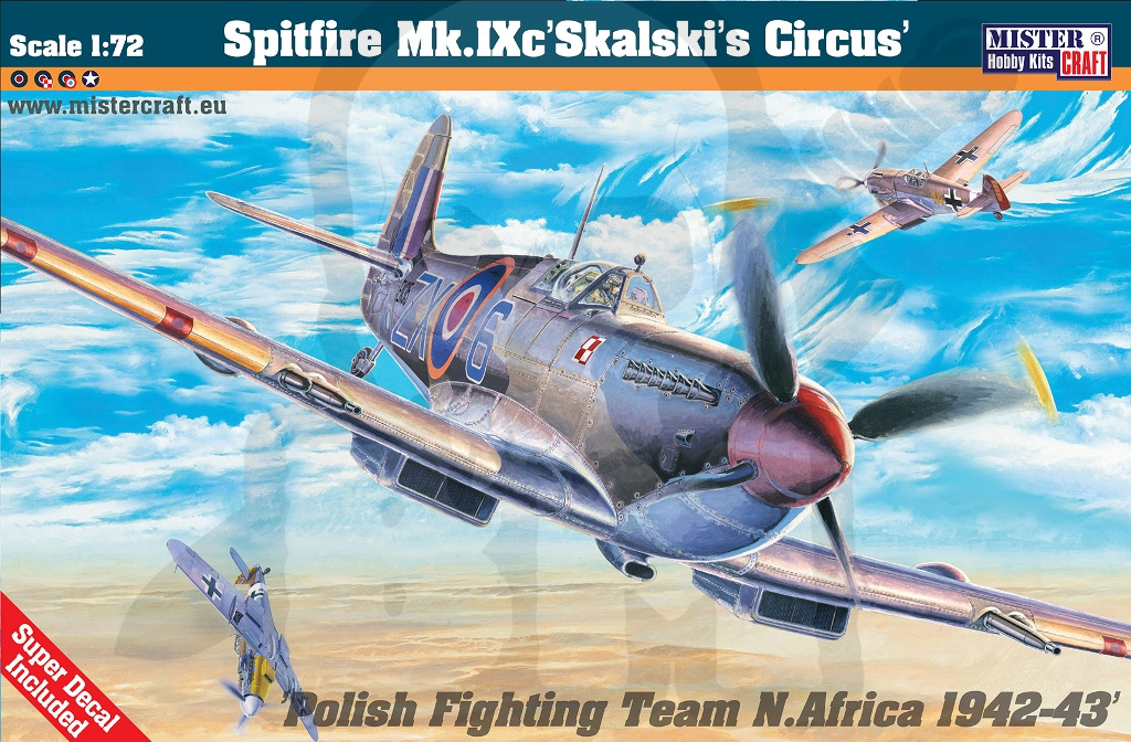 Mistercraft D-170 Spitfire Mk.IX Skalski's Circus Cyrk Skalskiego 1:72