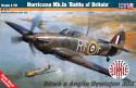 Mistercraft D-180 Hurricane Mk.Ia Battle of Britain 1:72 + farbki 2 pędzelki klej