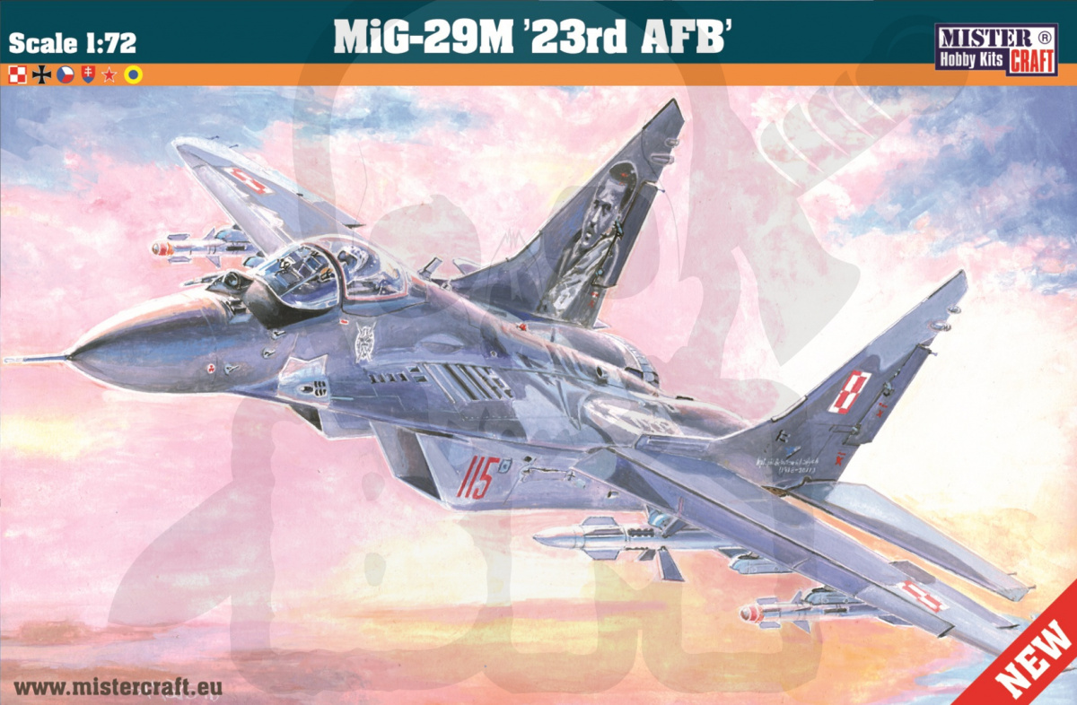 Mistercraft D-22 MIG-29M 23rd AFB1:72
