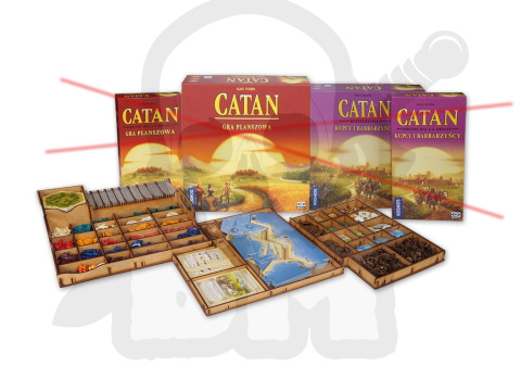 e-Raptor Insert Catan + Traders & Barbarians + 5-6 Players Expansions