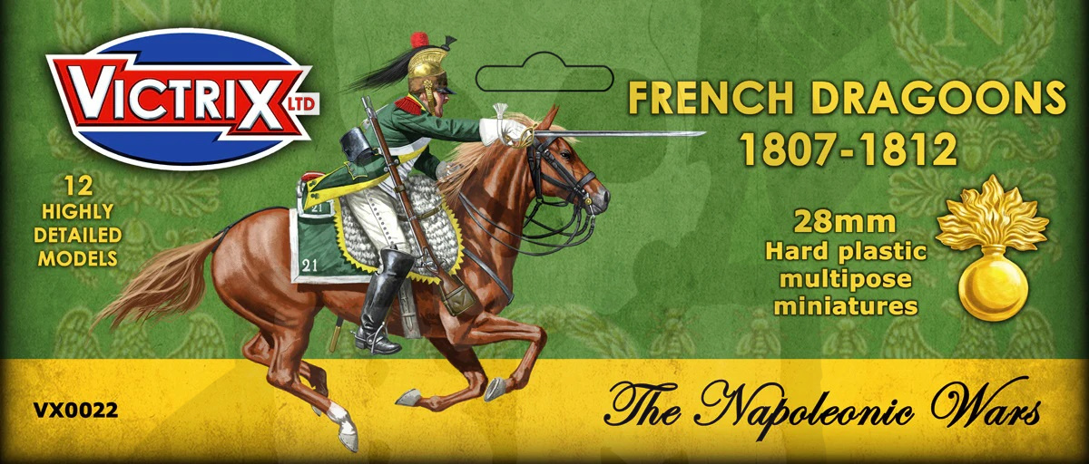 French Napoleonic Dragoons 1807-1812 12szt.