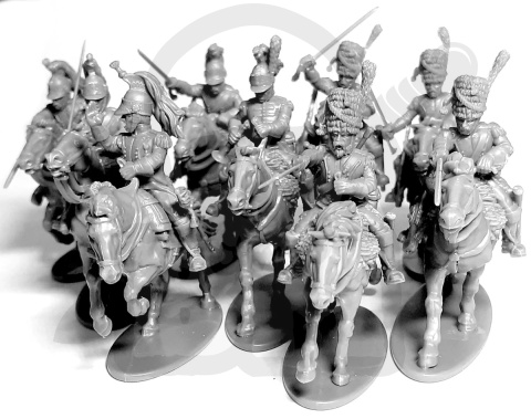 French Napoleonic Dragoons 1807-1812 12szt. French Napoleonic Dragoons 1807-1812 12szt.