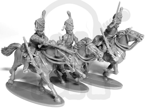 French Napoleonic Dragoons 1807-1812 12szt. French Napoleonic Dragoons 1807-1812 12szt.