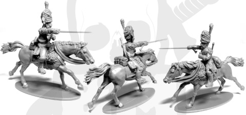 French Napoleonic Dragoons 1807-1812 12szt. French Napoleonic Dragoons 1807-1812 12szt.