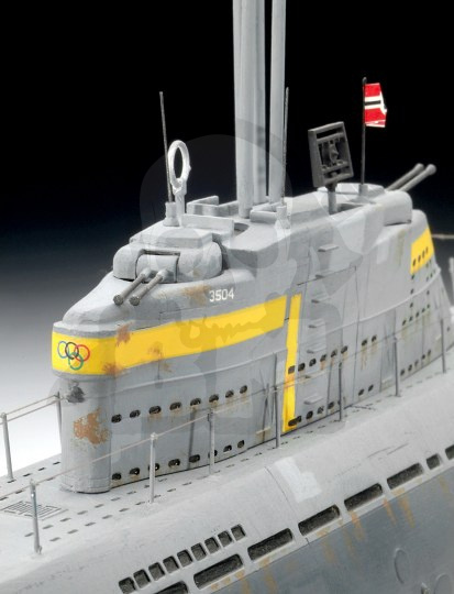 Revell 05177 Niemiecki U-Boat German Submarine Typ XXI 1:144 Revell 05177 Niemiecki U-Boat German Submarine Typ XXI 1:144