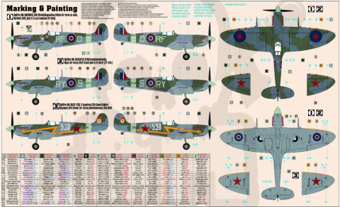 Mistercraft D-203 Supermarine Spitfire Mk.Vb 1:72