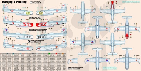 Mistercraft D-224 Yak-23 Flora 1:72