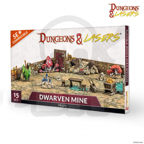 Dwarven Mine Props tereny do gier bitewnych i RPG