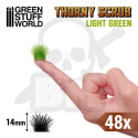Thorny Scrubs - 14mm self-adhesive - Light Green
