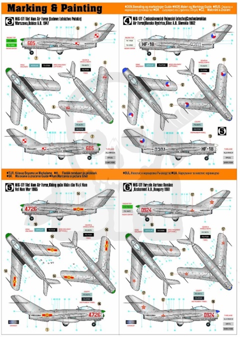 Mistercraft F-03 Mig-17PF Radar Fresco 1:48