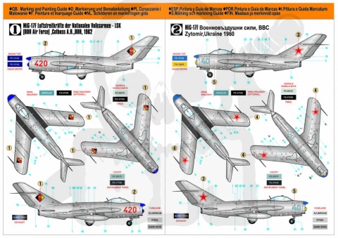 Mistercraft F-03 Mig-17PF Radar Fresco 1:48