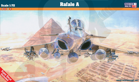 Mistercraft F-76 Rafale A 1:72 + farbki 2 pędzelki klej