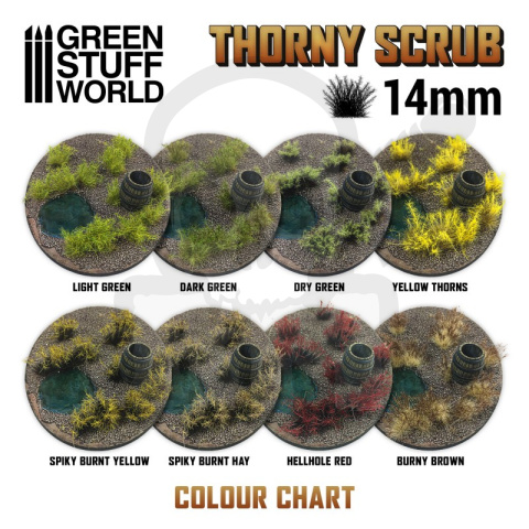 Thorny Scrubs - 14mm self-adhesive - Burny Brown Thorny Scrubs - 14mm self-adhesive - Burny Brown