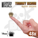 Thorny Scrubs - 14mm self-adhesive - Burny Brown