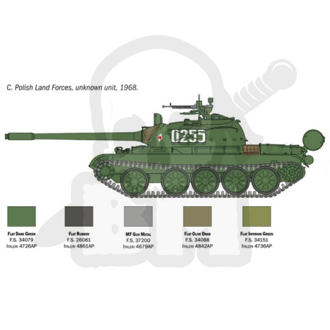 1:72 T-55A Medium Battle Tank (PL wersja)