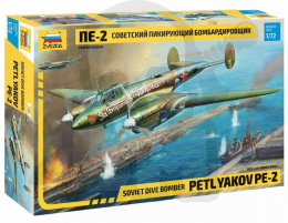 1:72 Soviet Dive Bomber Petlyakov Pe-2 Polskie i radzieckie kalkomanie