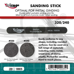 100035 Mirage Sanding Stick Double Grid 240/320