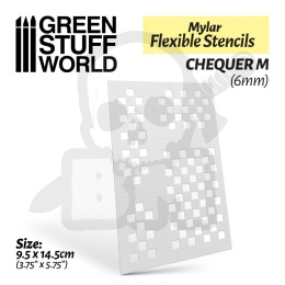 Flexible Stencils - Chequer M (6mm)