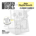 Flexible Stencils - Classic Camo II (10mm aprox.)