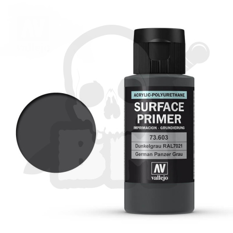 Vallejo 73603 Surface Primer 60 ml. German Panzer Grey