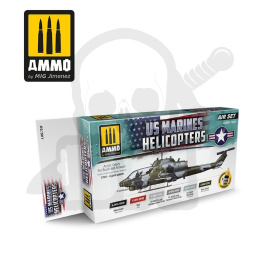 Ammo Mig 7249 Zestaw Farb US Helicopters Set