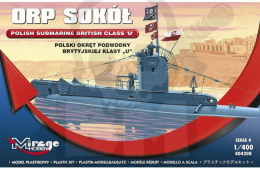1:400 Polski okręt podwodny ORP Sokół