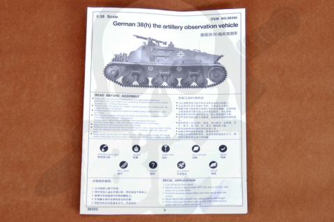 Trumpeter 00355 Hotchkiss 38(f) German Observation Befehlspanzer - 1:35 Trumpeter 00355 Hotchkiss 38(f) German Observation Befehlspanzer - 1:35