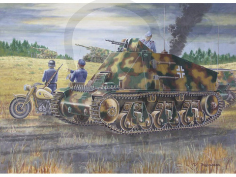 Trumpeter 00355 Hotchkiss 38(f) German Observation Befehlspanzer - 1:35 Trumpeter 00355 Hotchkiss 38(f) German Observation Befehlspanzer - 1:35